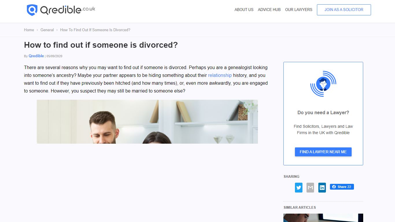How to find out if someone is divorced? | Qredible